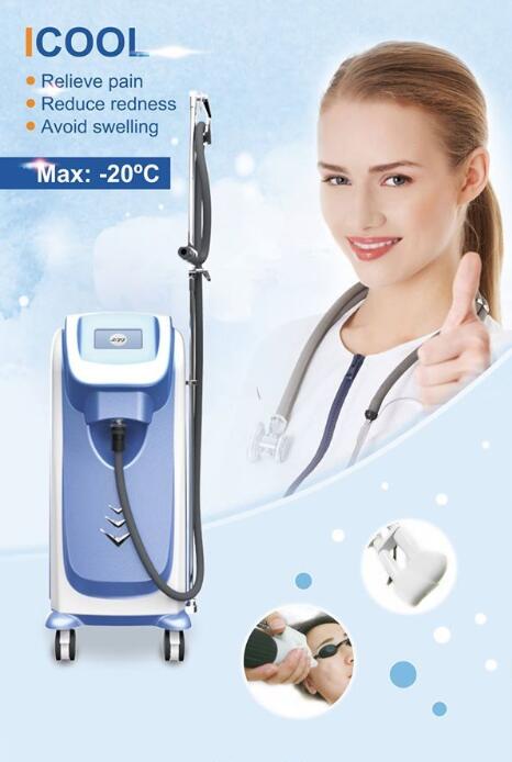 Cryo Air Cooling Beauty Machine For Diode Laser Treatment